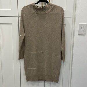 Brunello Cucinelli Cashmere and Silk Blend Tunic Sweater Dress